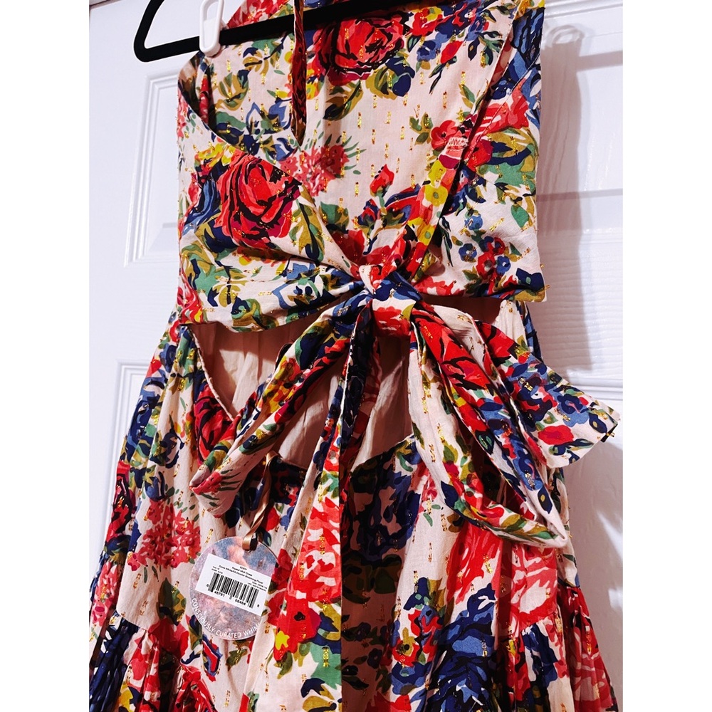 EDDY Krystal Modi Dress Blooming Floral Halter Neck Dress - Picture 9 of 10